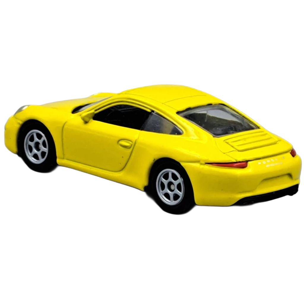 Welly: Porsche 911 (991) Carrera S žltý kovový model autíčka 1/64 kép 3