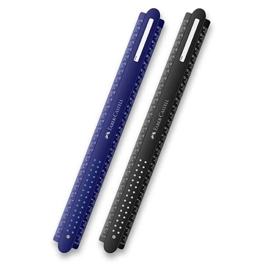Faber-Castell: Pöttyös flexibilis vonalzó 30cm-es többféle színben kép 1