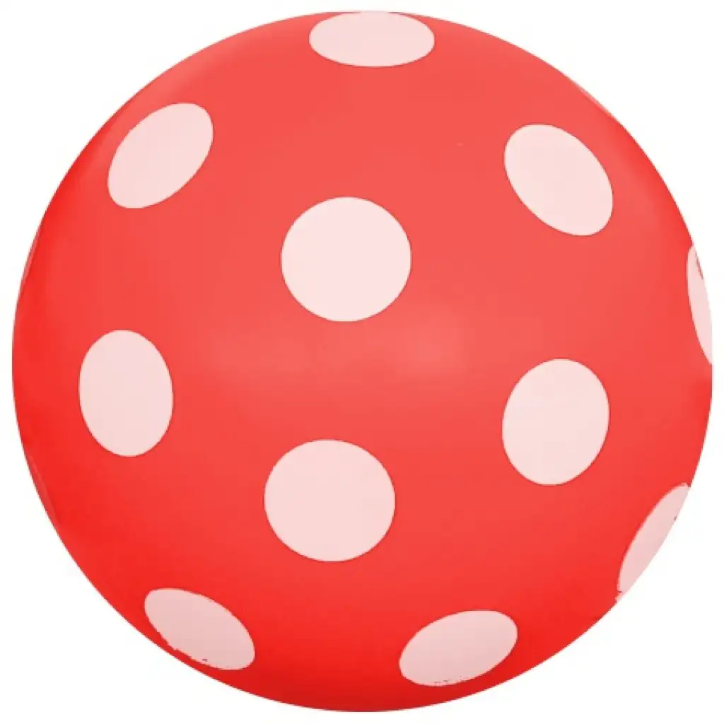 Lopta bodkovaná 22cm