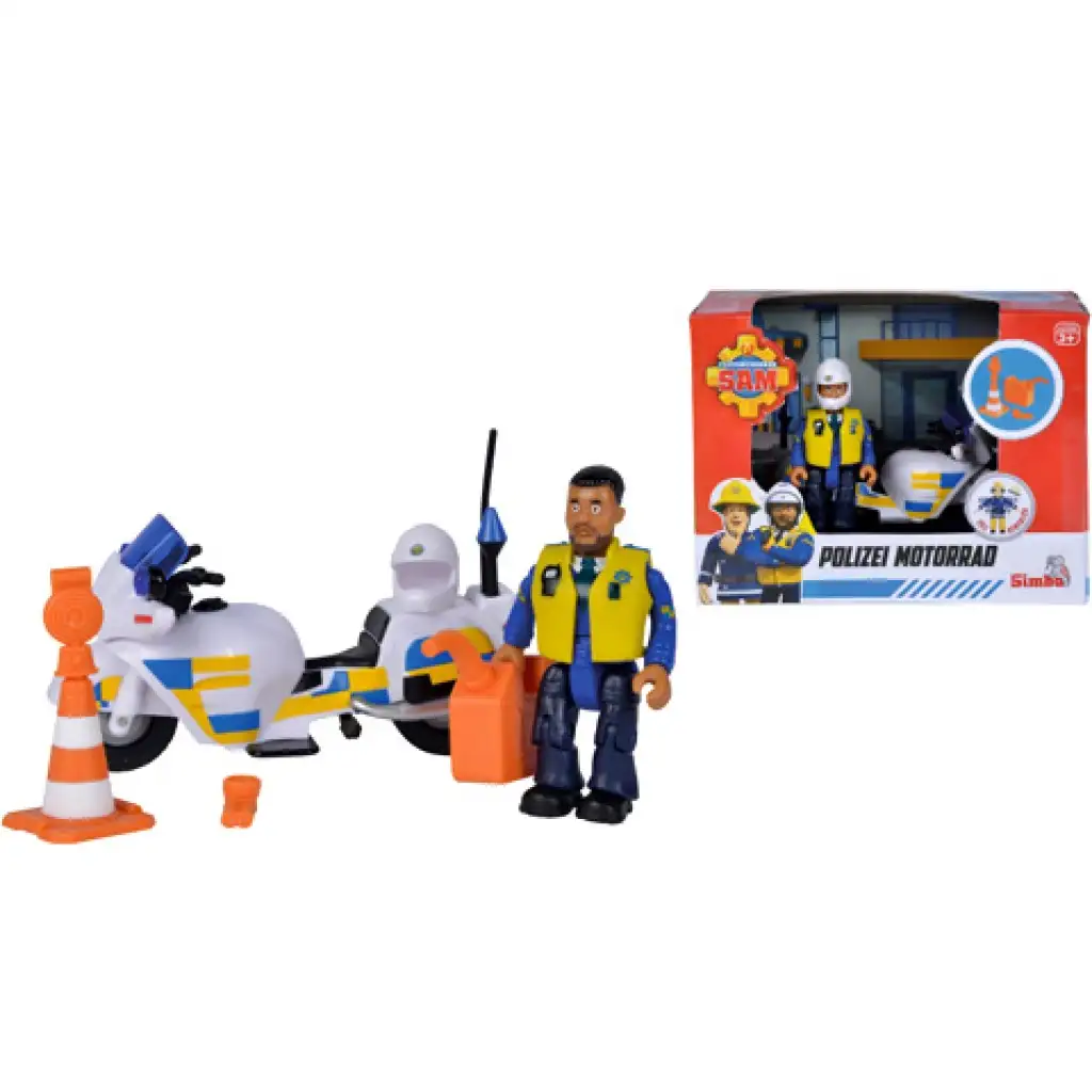 Požiarnik Sam: Policajt Malcom set figúrok - Simba Toys