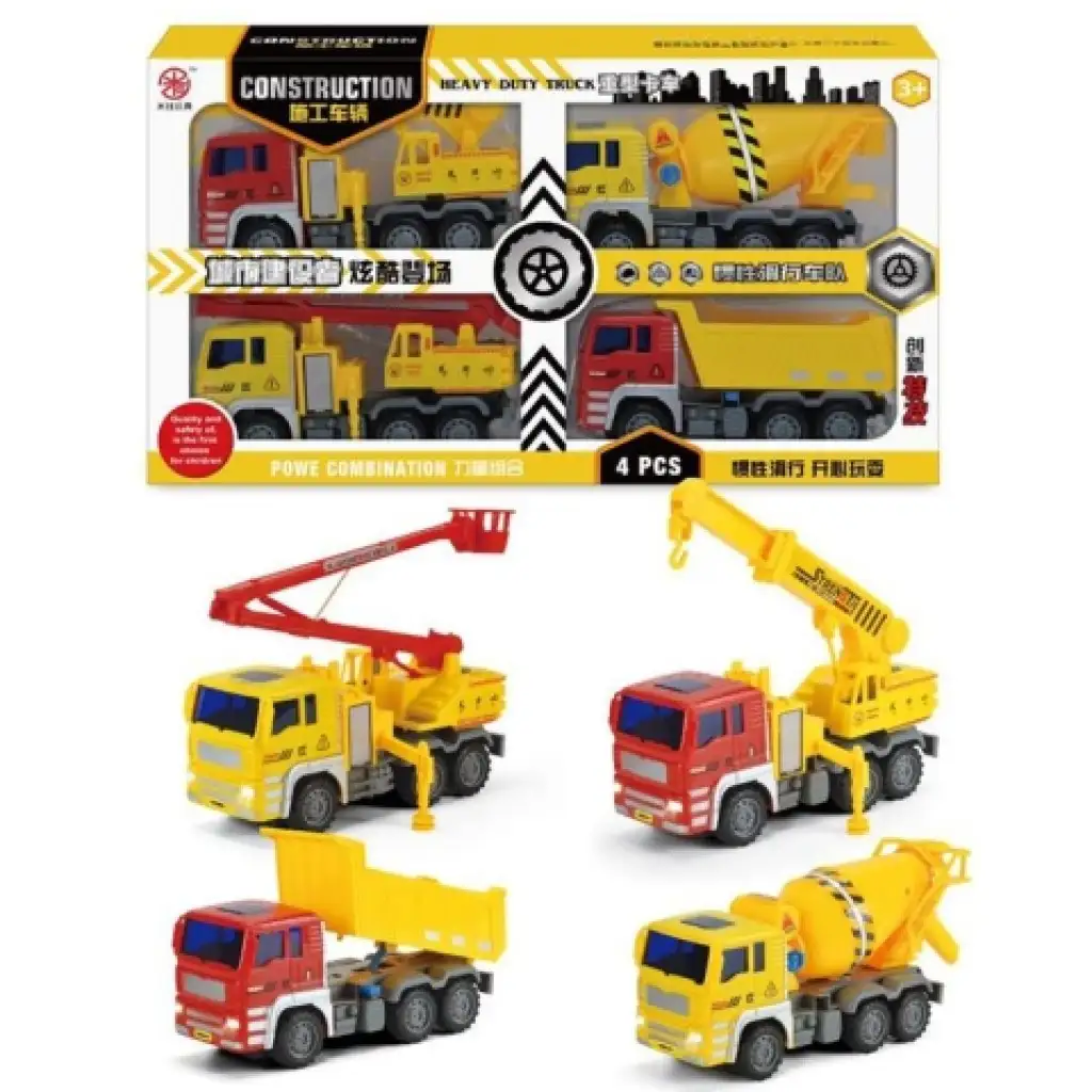 Pracovné stroje 4 dielny set