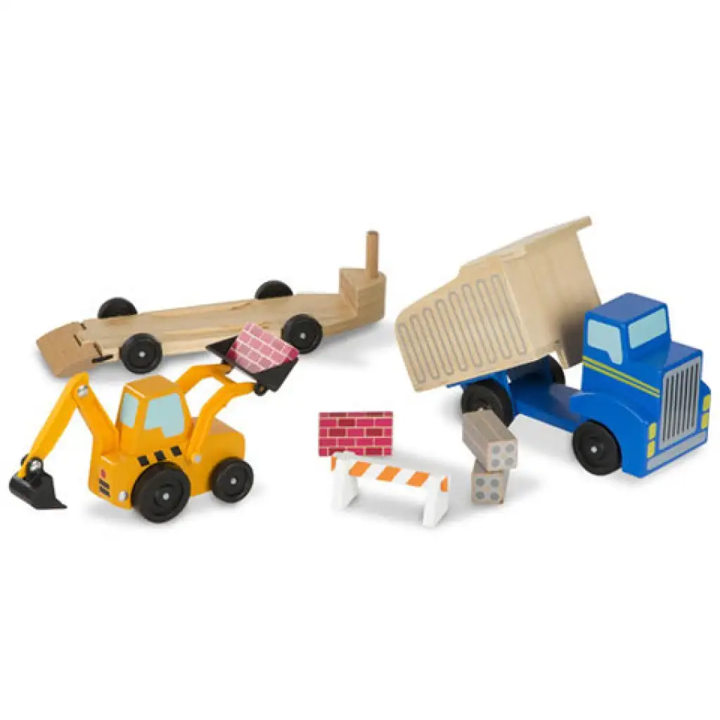 Pracovné stroje set vozidiel - Melissa & Doug