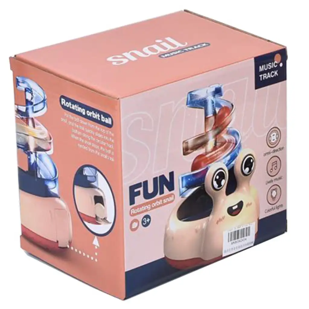 Preteky slimákov guľôčková dráha so zvukovými efektmi