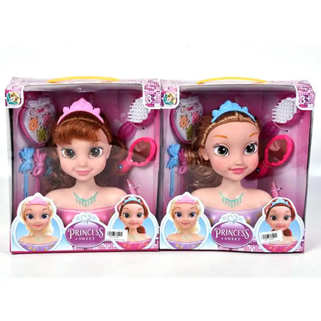 Princes bábika na česanie hrací set vo dvoch variantoch