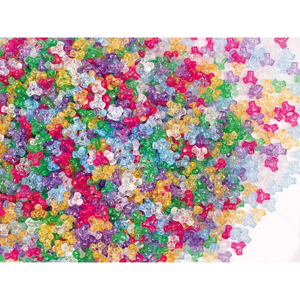 PlayBox: Vrtuľové tvarované trblietavé korálky na varenie, 2200 kusov kép 2