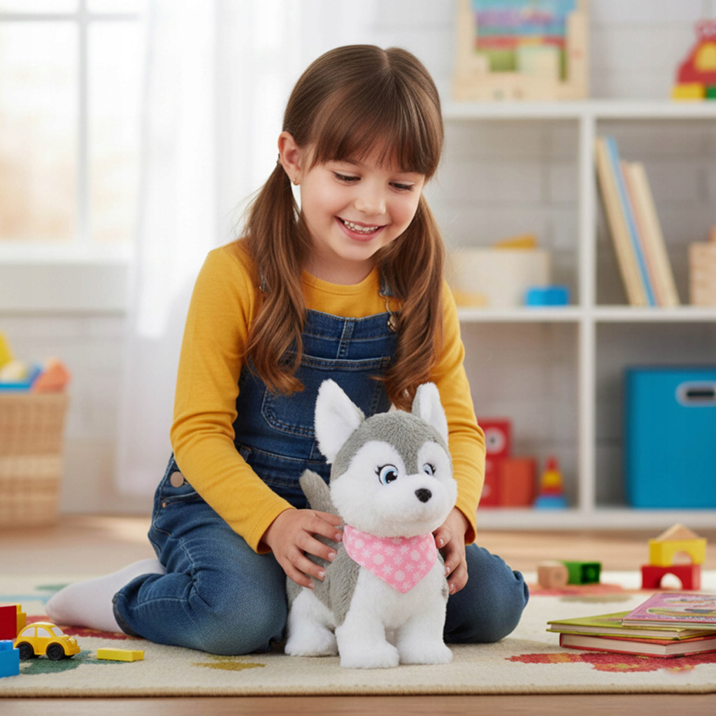 Luna, interaktív plyšový psík - Puppy Luv kép 5