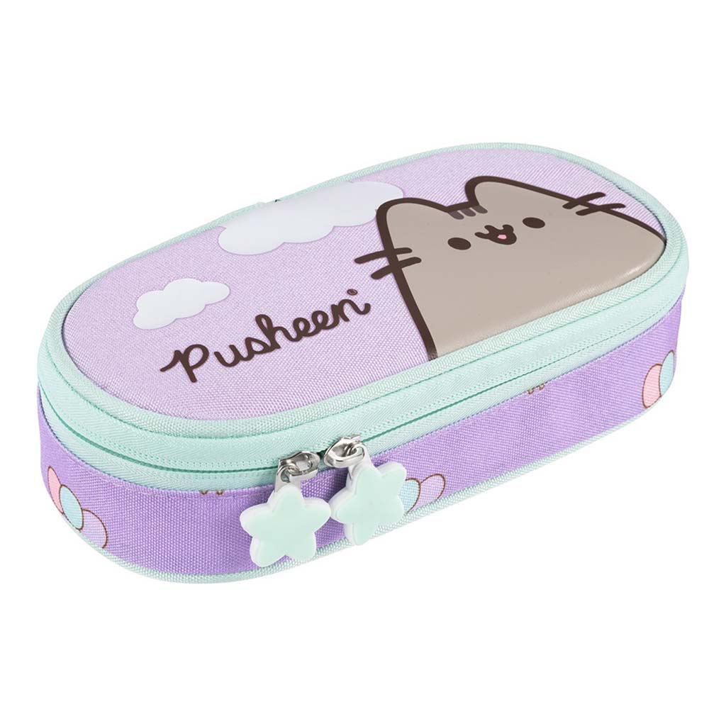 Pusheen ovális tolltartó 23x9,5x6cm kép 1