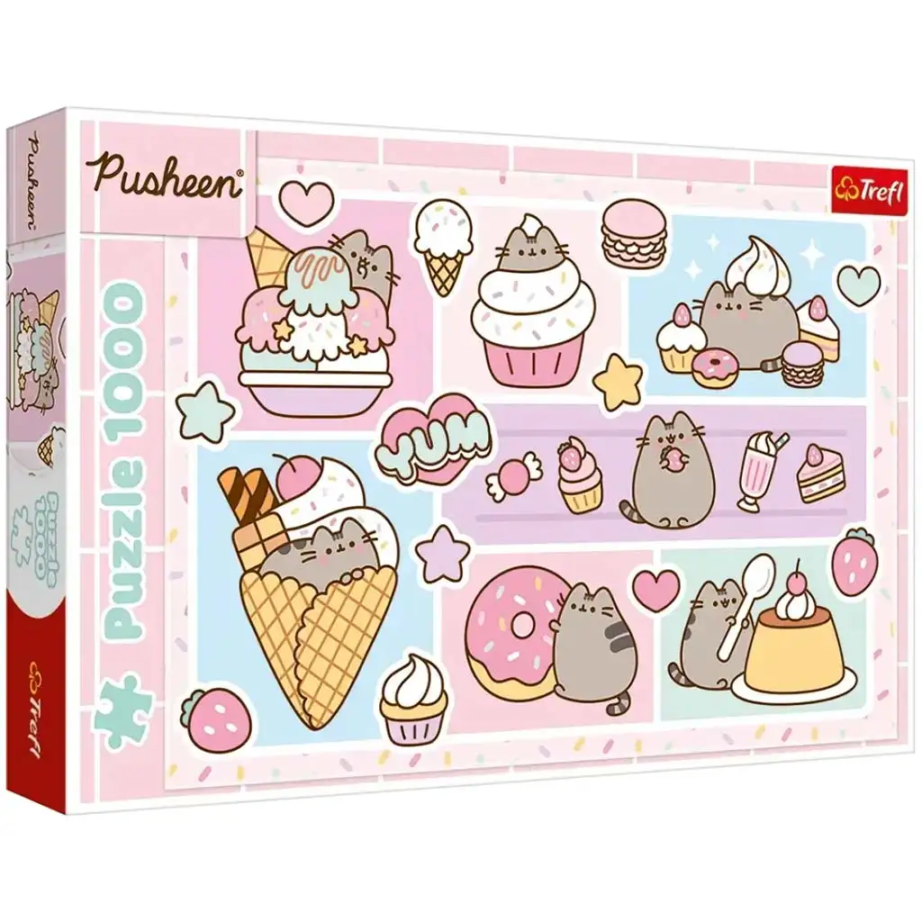 Sladká Pusheen 1000-dieliková puzzle - Trefl