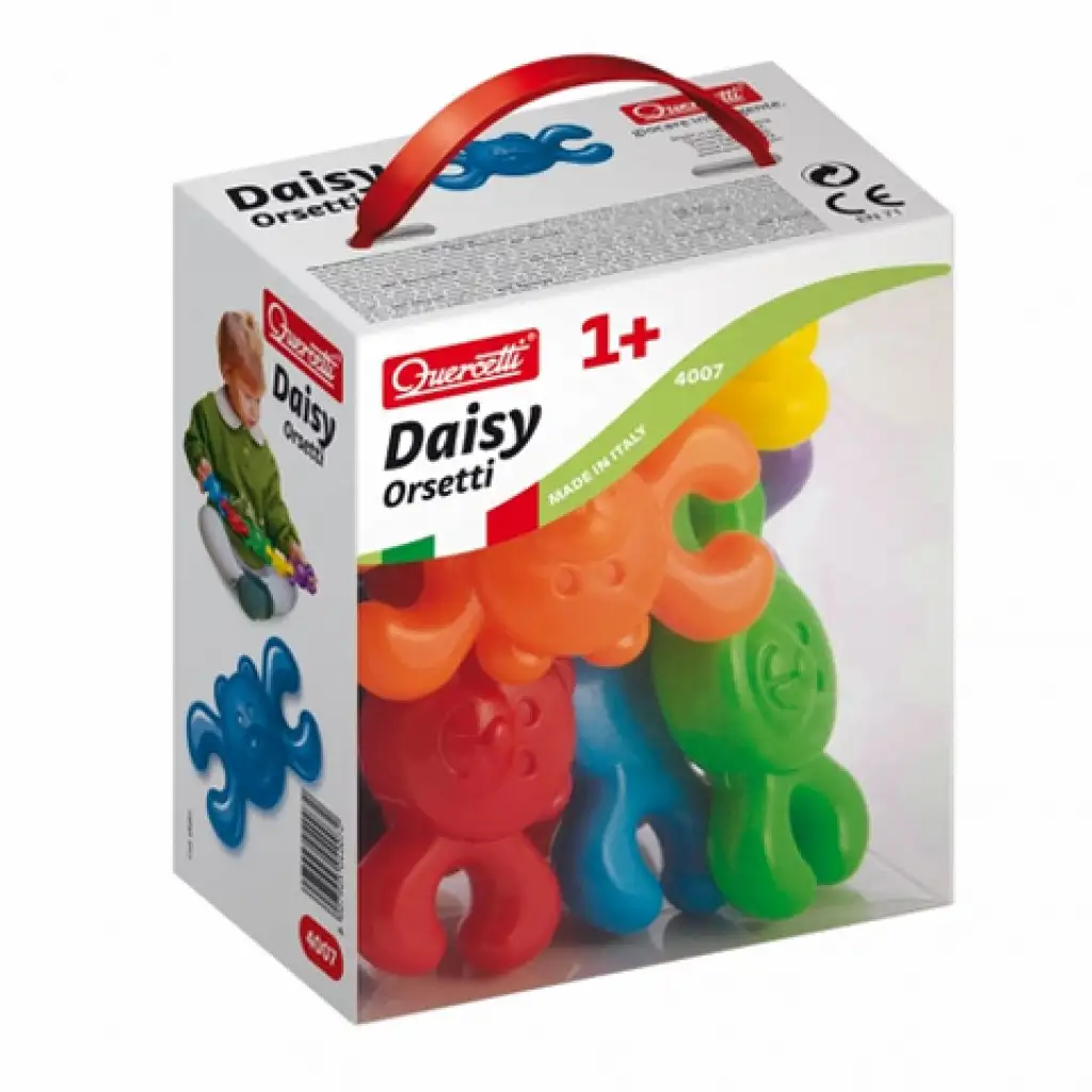 Quercetti Daisy Detská stavebnica Medvedíky 10ks