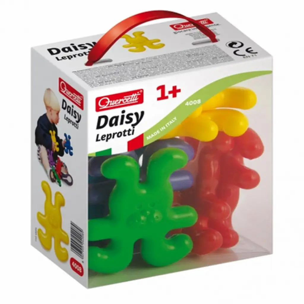Quercetti Daisy Detská stavebnica Zajačiky 8ks