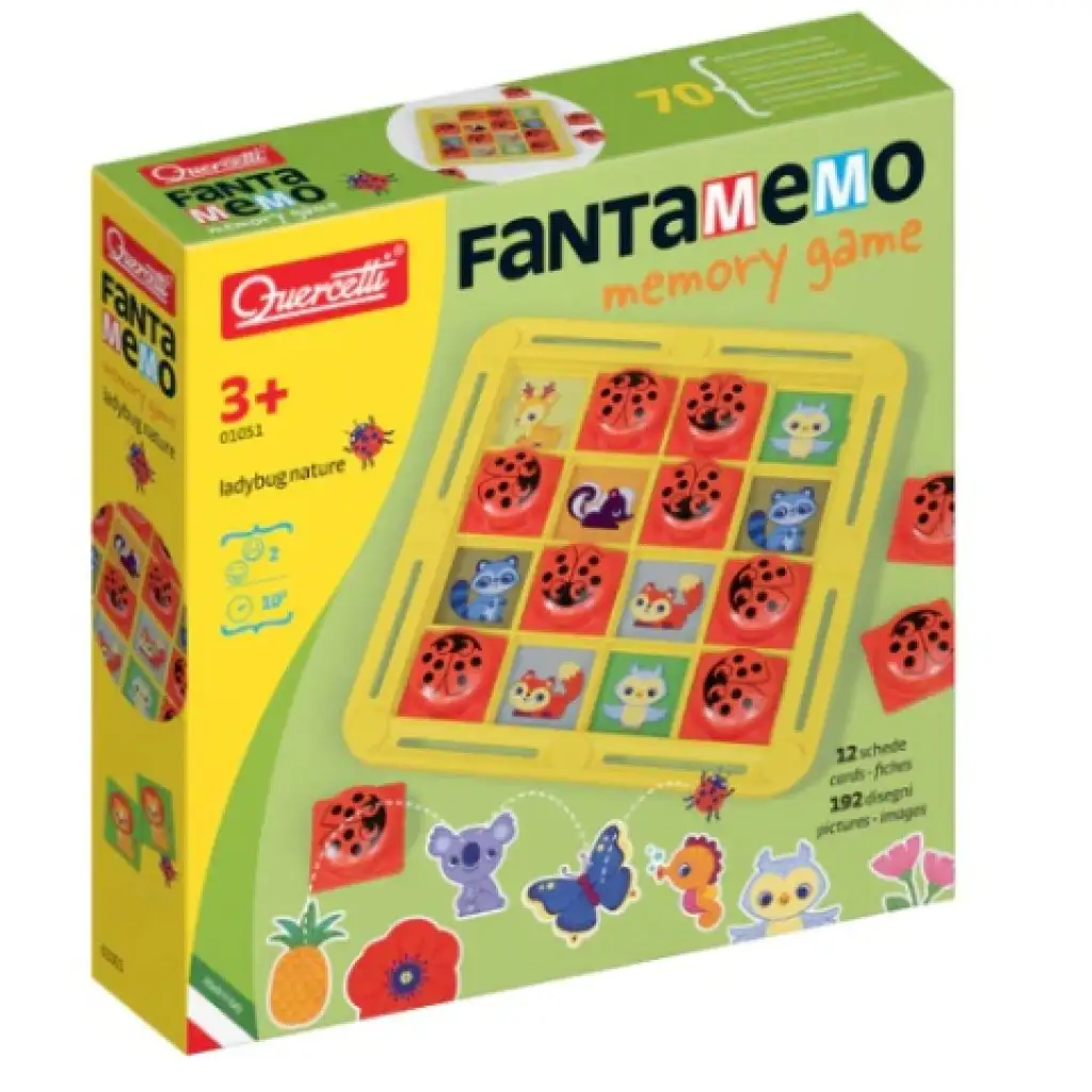 Quercetti: Fanta Memo Lienka pamäťová hra