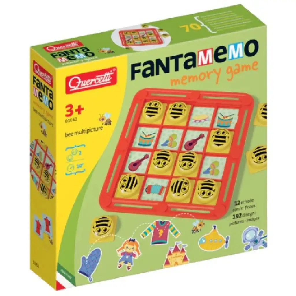 Quercetti: Fanta Memo Včielka pamäťová hra