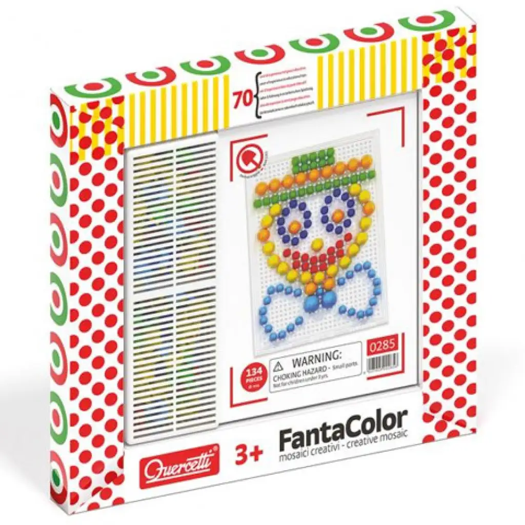 Quercetti: Fantacolor šašo 70 dielny set