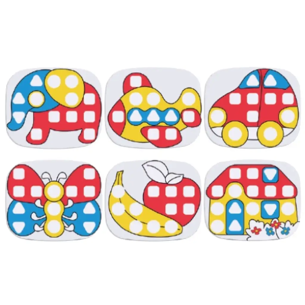 Quercetti: FC baby karty s motívom 6 dielny set