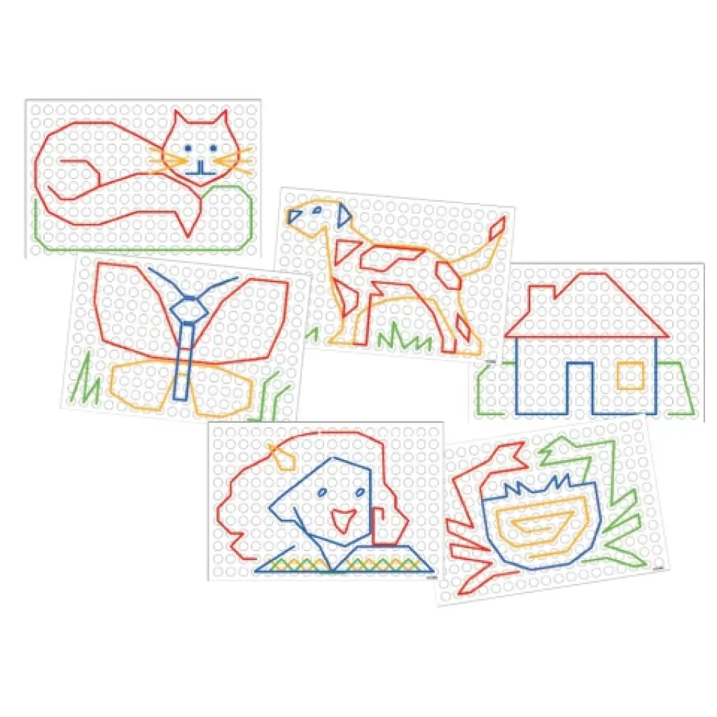 Quercetti: Filo doplnkové karty vzorov 12 dielny set