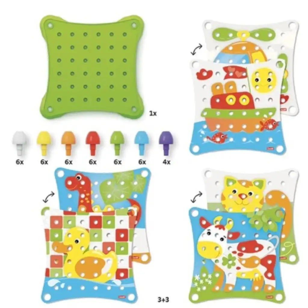 Quercetti: Jumbo Peggy 41-dielny set kép 4