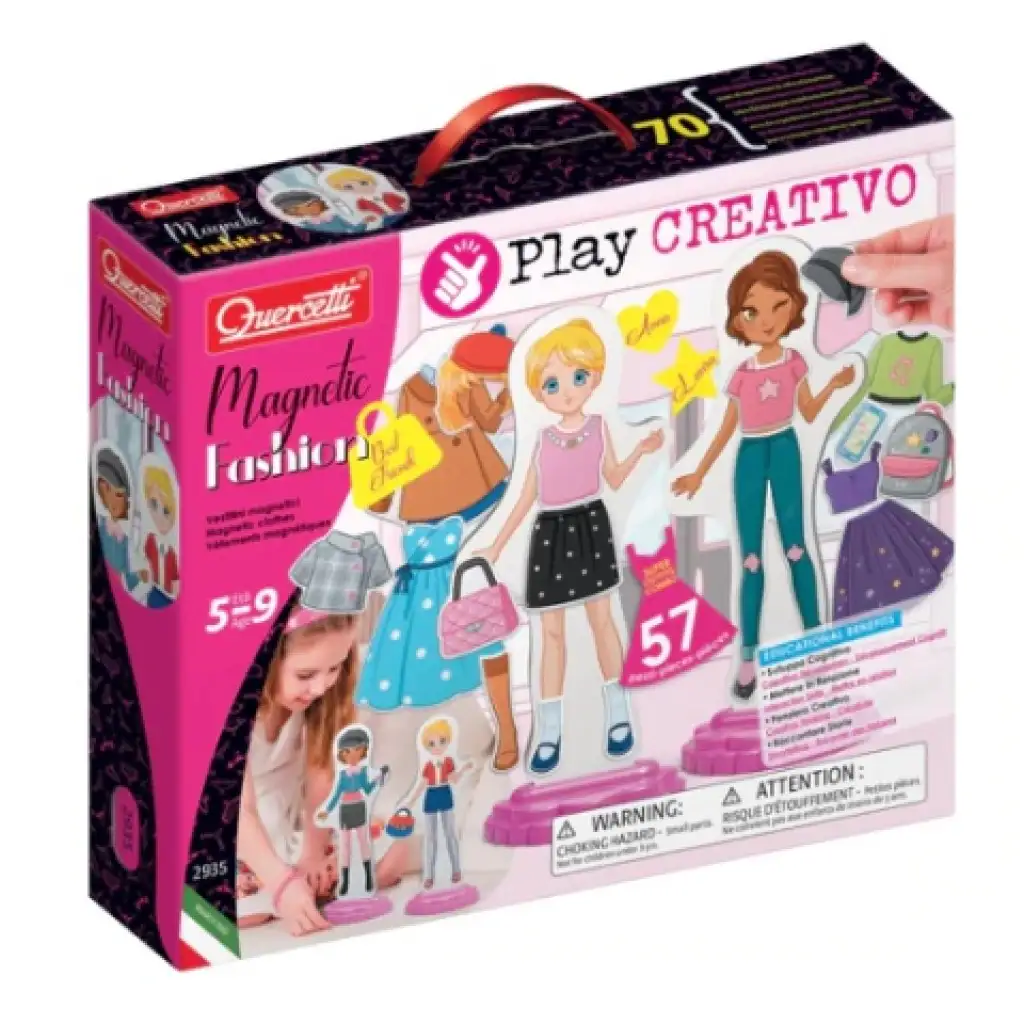 Quercetti: Magnetická hra na obliekanie - Najlepšie priateľky