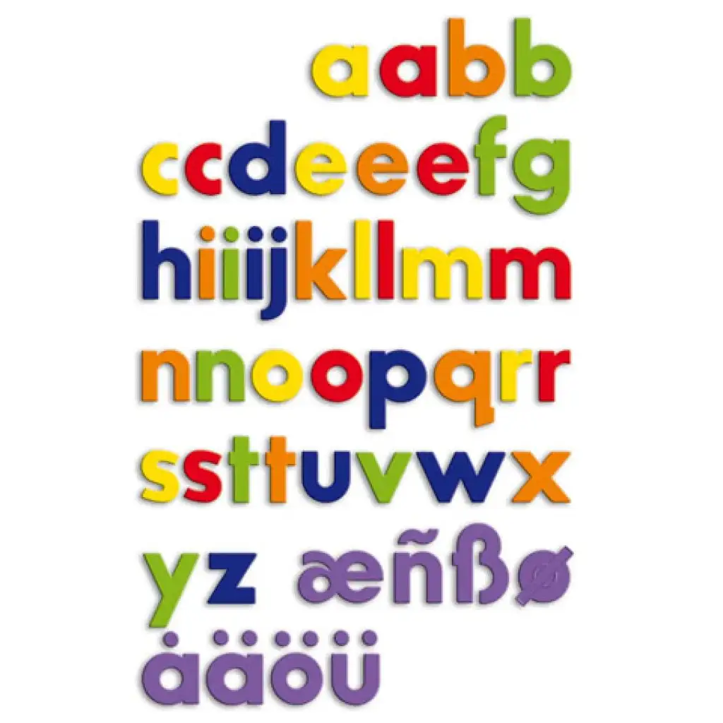 Quercetti: Magnetické písmená malé 48ks kép 2