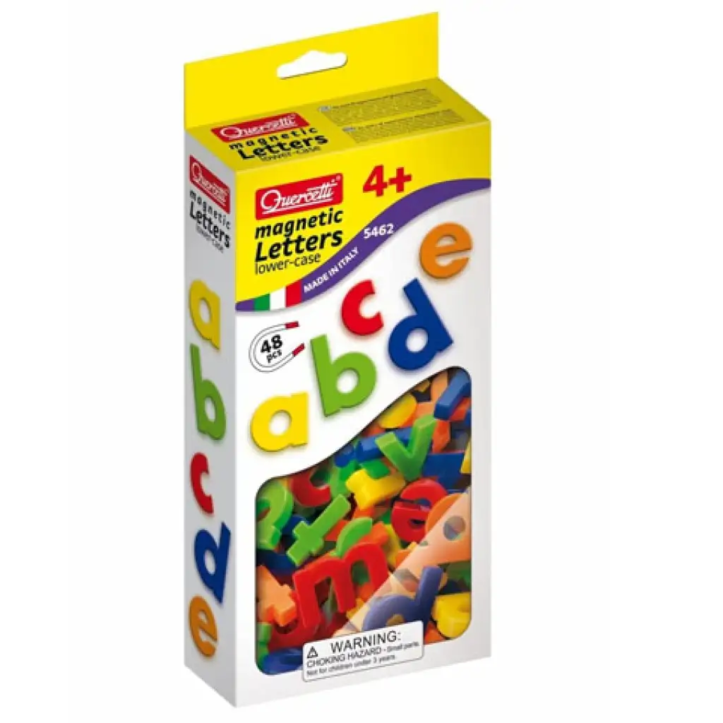 Quercetti: Magnetické písmená malé 48ks