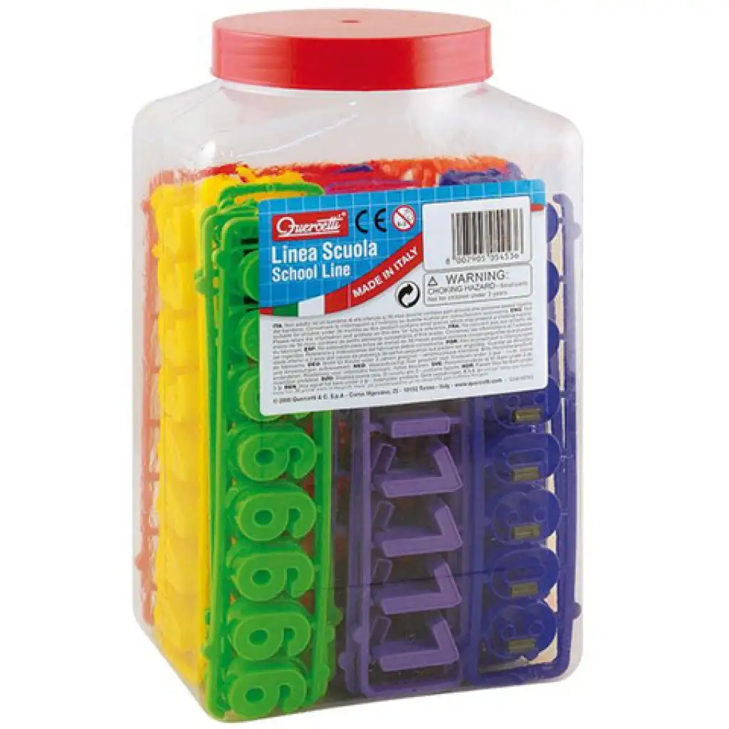 Quercetti: Magnetické čísla 288 dielny set