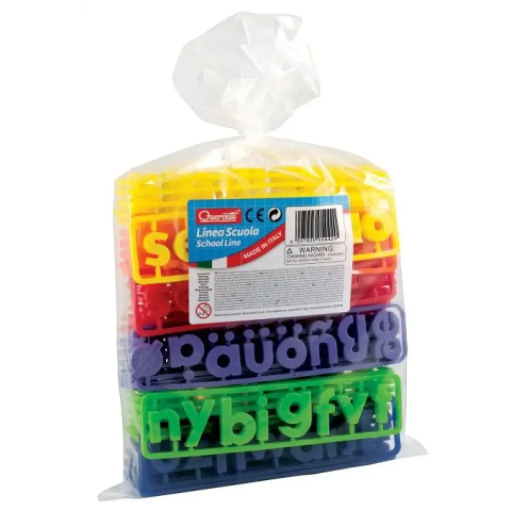 Quercetti: Magnetické písmenká 240 dielny set