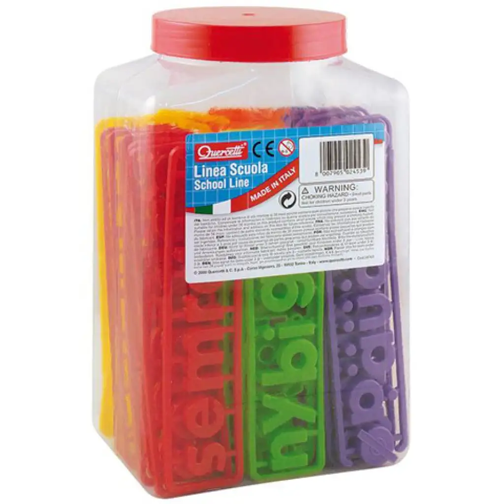 Quercetti: Magnetické písmenká 288 dielny set