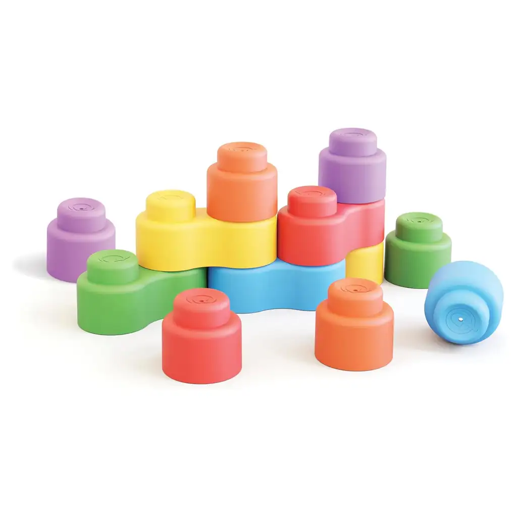 Quercetti: Momy Soft 32 ks mäkká stavebnica set kép 2