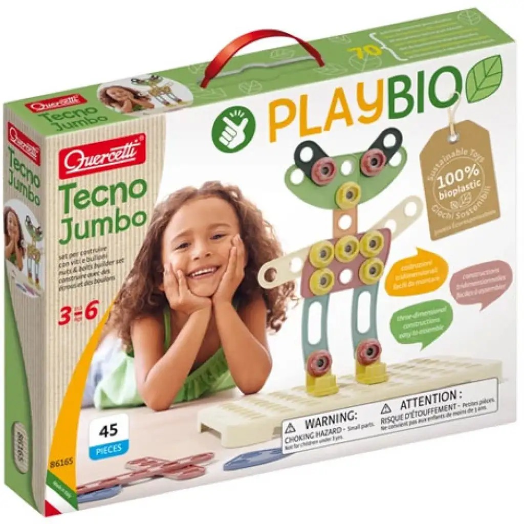 Quercetti: Play Bio Tecno Jumbo 42 dielna stavebnica
