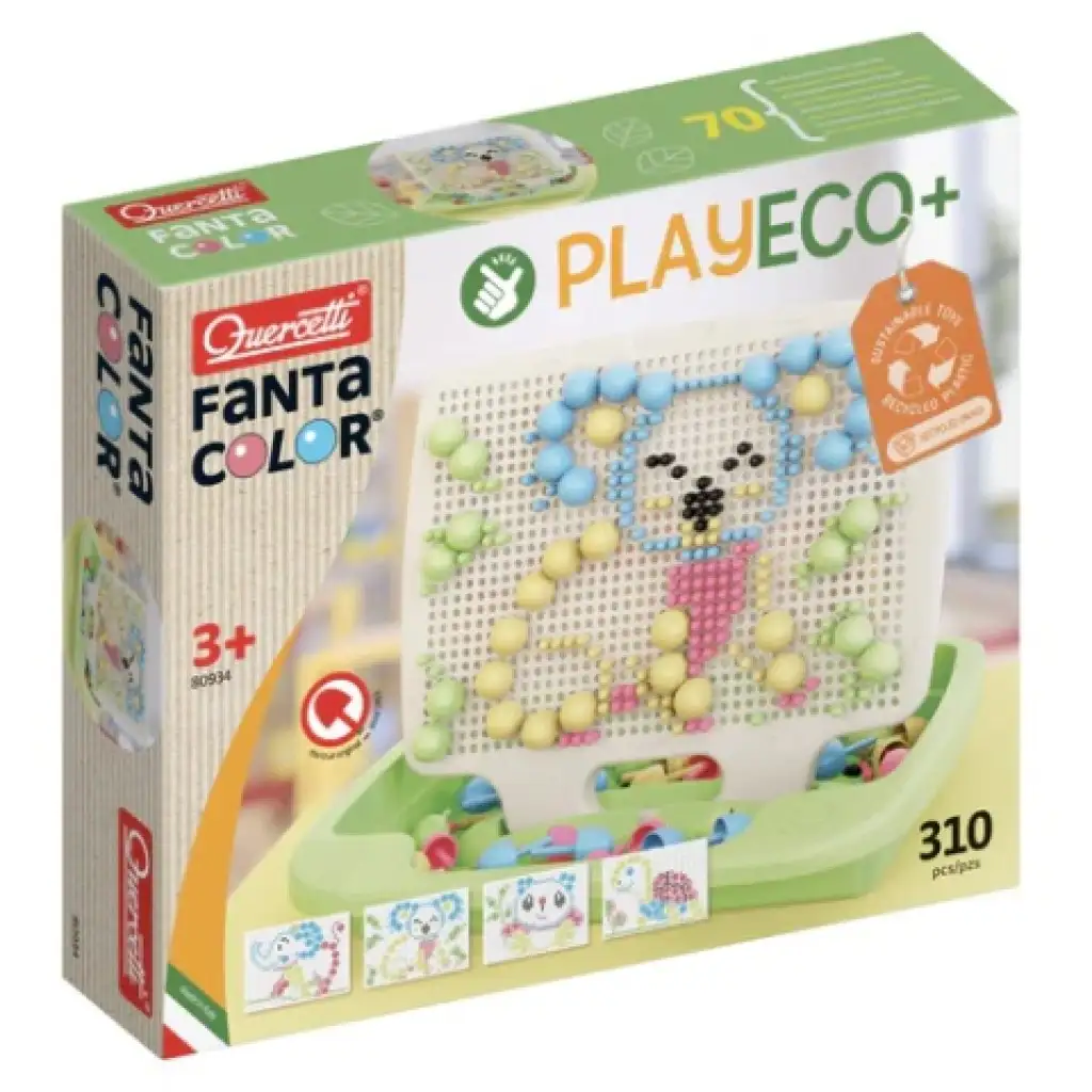 Quercetti: Play Eco Fanta Color 310-dielny set