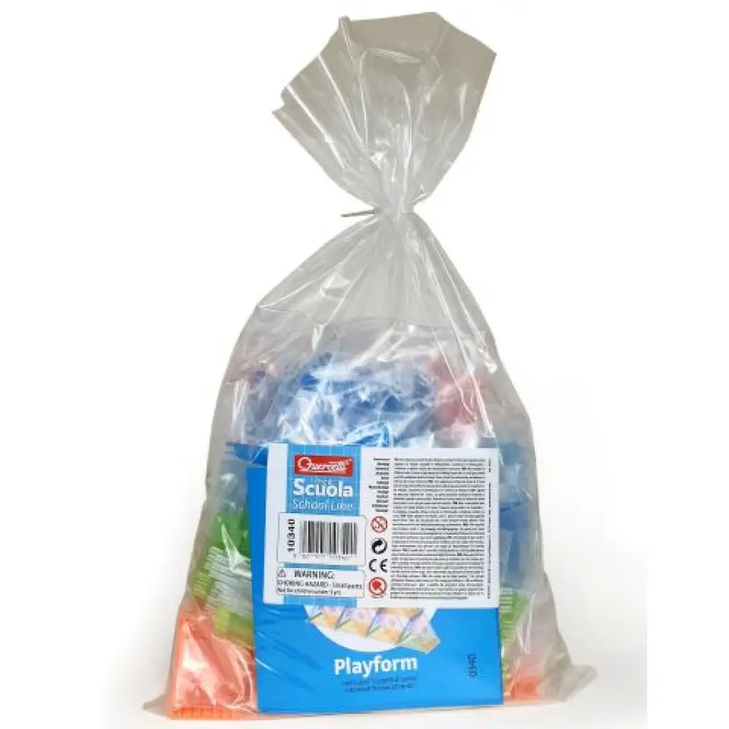 Quercetti: Playform 240 ks stavebnica s panelmi kép 2