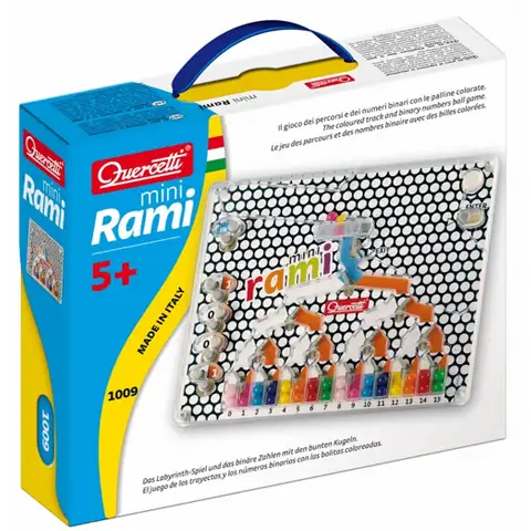 Quercetti Mini Rami: Mozaiková hra s guličkami