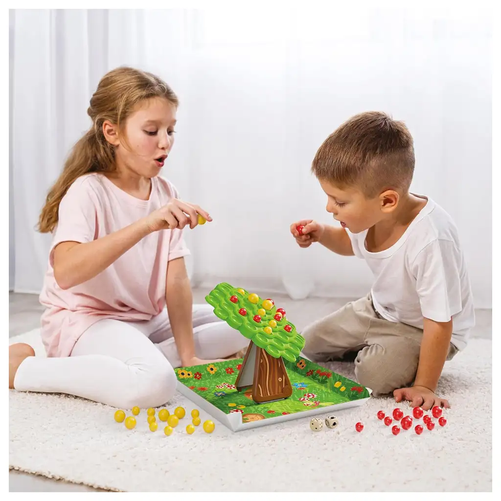 Quercetti: Stay Apple balančná drevená zručnostná hra kép 3