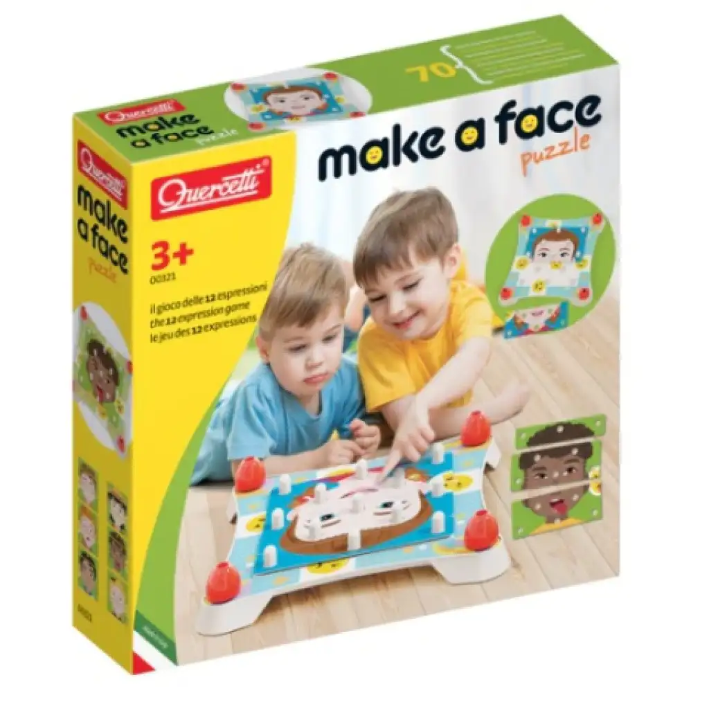 Quercetti: Vytvor si tvár! puzzle