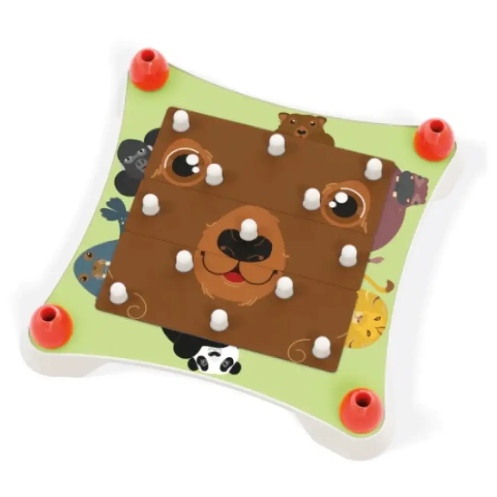 Quercetti: Vytvor zvieraciu tvár puzzle