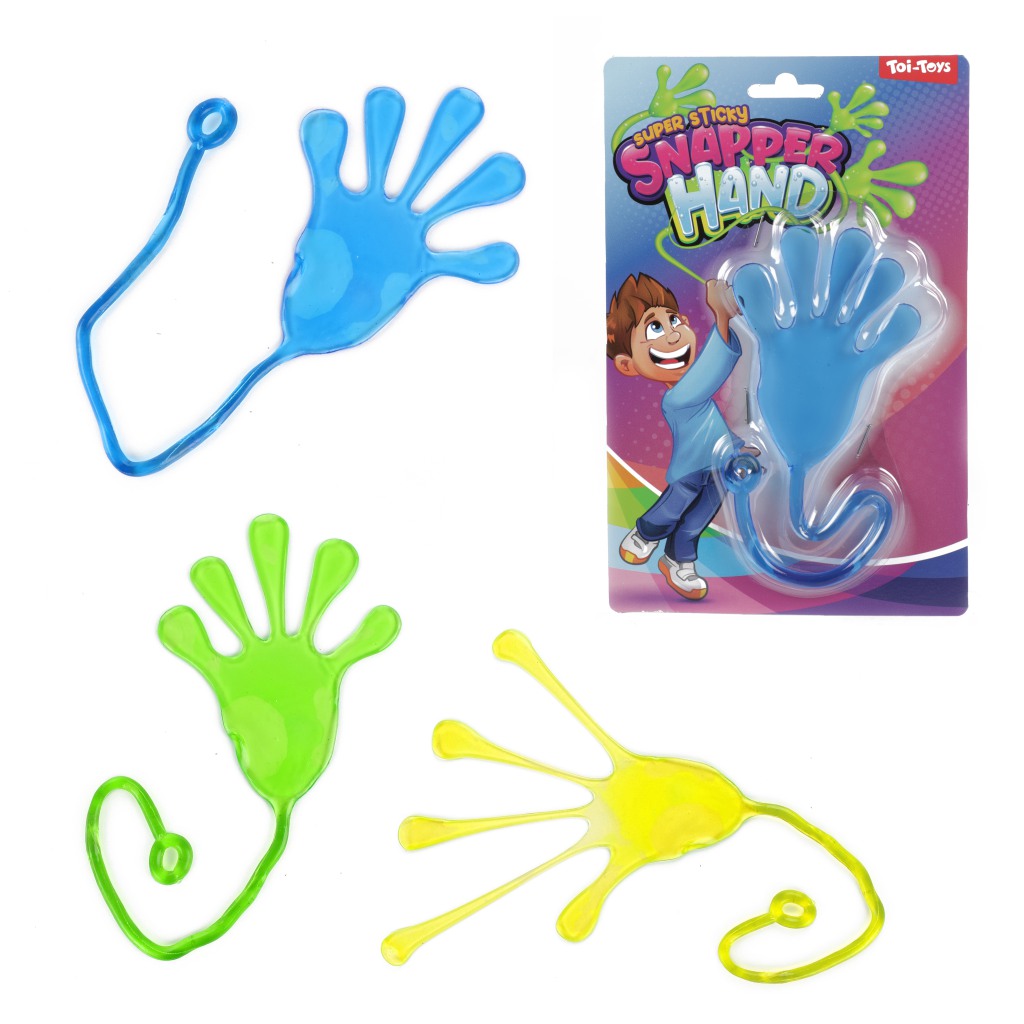 Lepkavá ruka hračka v rôznych variantoch 1ks kép 2