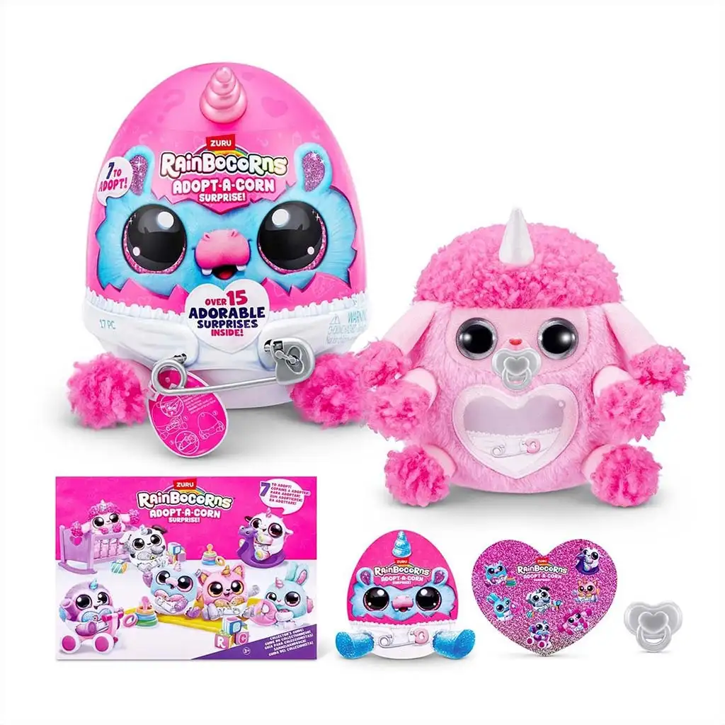 Rainbocorns: Adopt-a-Corn prekvapivá plyšová figúrka v rôznych variantoch 1ks kép 10