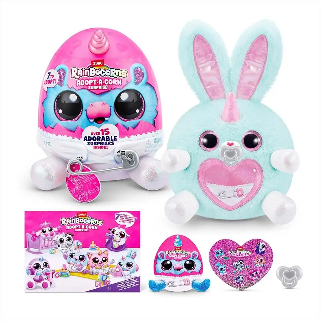 Rainbocorns: Adopt-a-Corn prekvapivá plyšová figúrka v rôznych variantoch 1ks kép 12