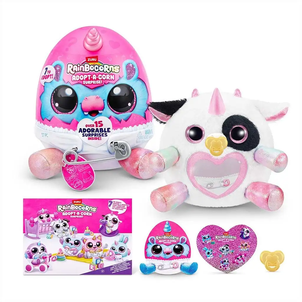 Rainbocorns: Adopt-a-Corn prekvapivá plyšová figúrka v rôznych variantoch 1ks kép 9
