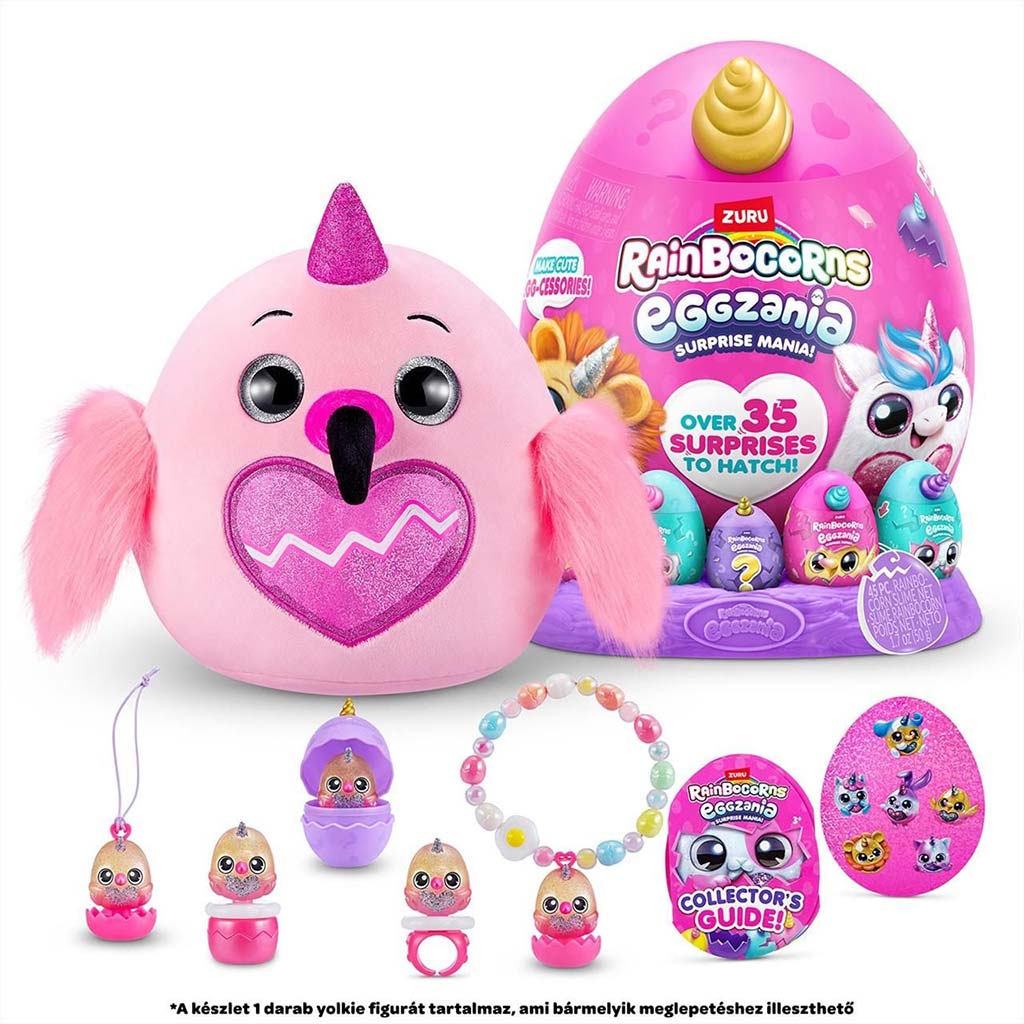 Rainbocorns: Eggzania prekvapivé vajíčko s plyšovou figúrkou v rôznych variantoch 1ks kép 7