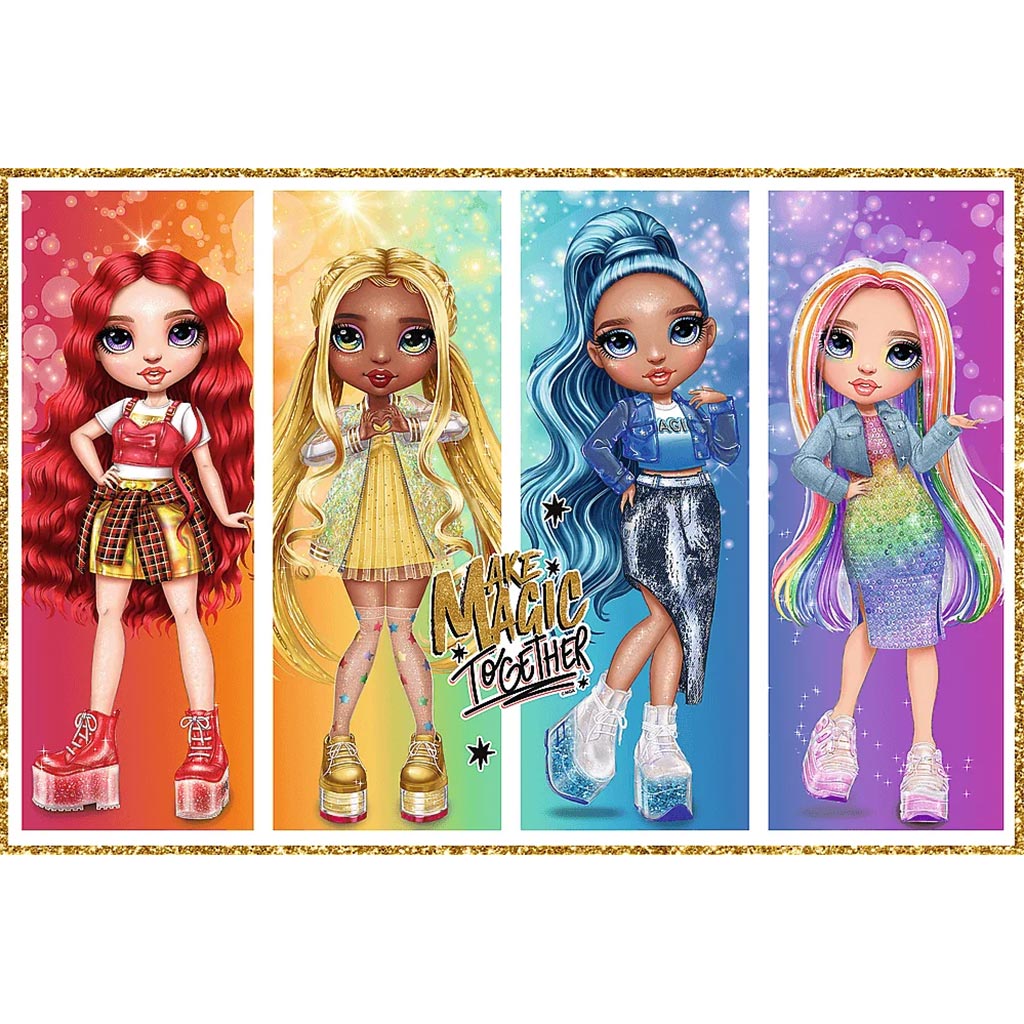 Rainbow High najlepšie kamarátky 2x200 dielikov puzzle - Trefl kép 3