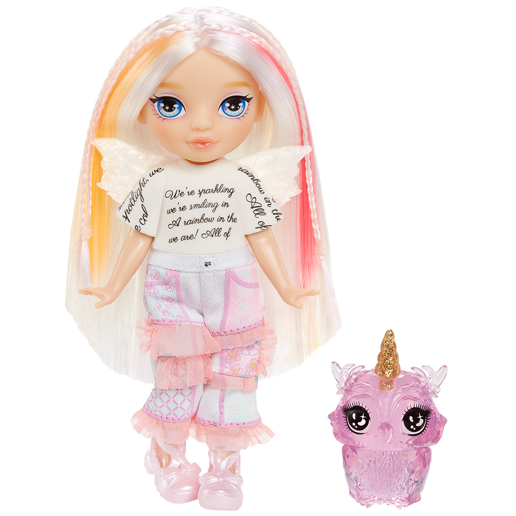 Rainbow High Littles dúhová víla Opal Raine bábika kép 2