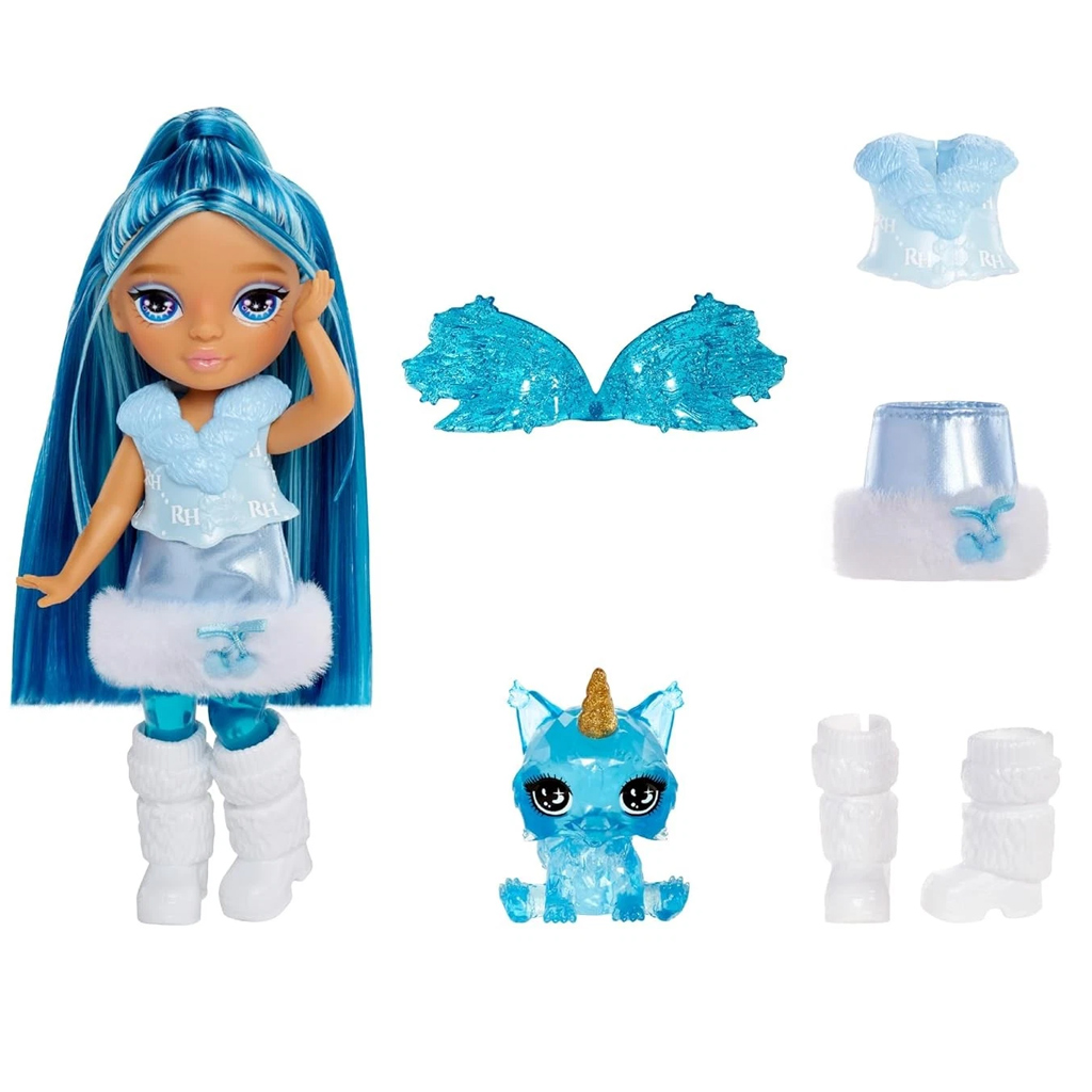 Rainbow High Littles dúhová víla bábika Sapphire kép 3