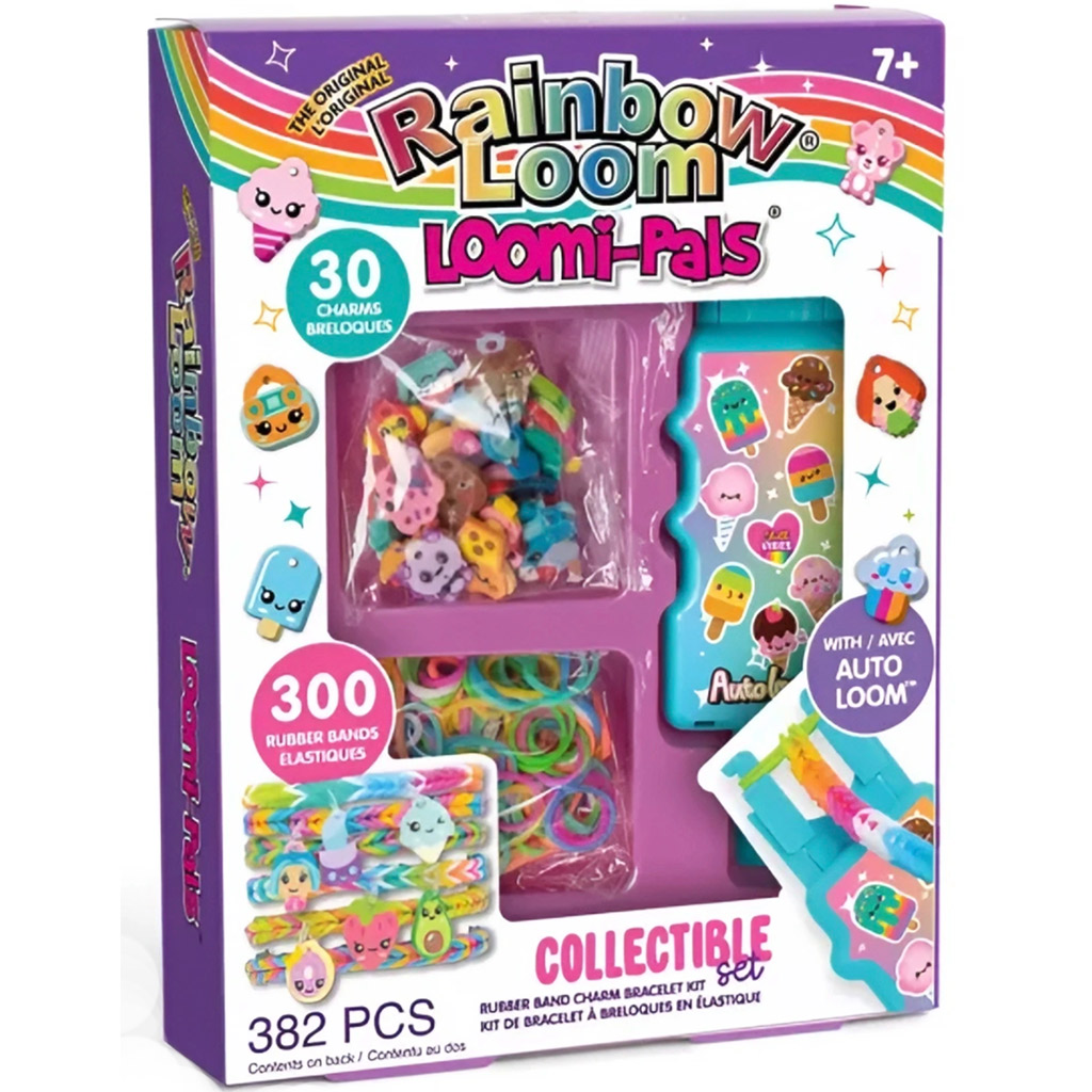 Rainbow Loom: Auto Loom – Loomi-Pals gumikarkötő karkötő készítő szett kép 1