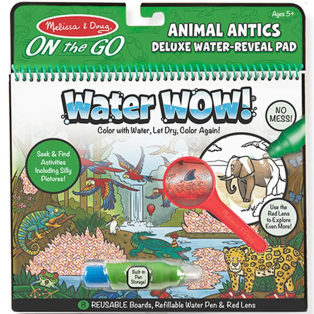Rajzolás vízzel: Állati bohócságok kreatív játék - Melissa & Doug kép 1