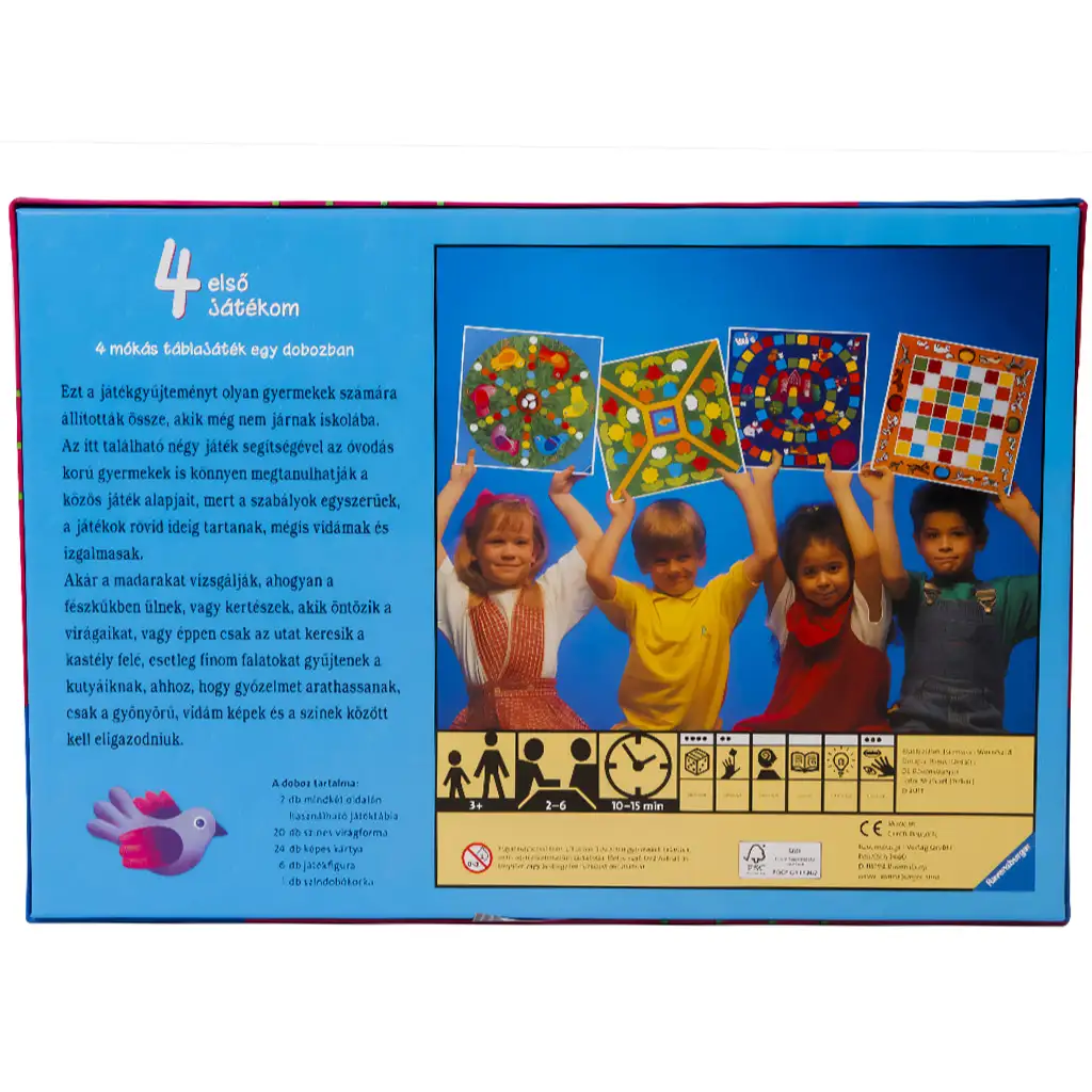 4 prvé hry - kolekcia stolových hier - Ravensburger kép 3