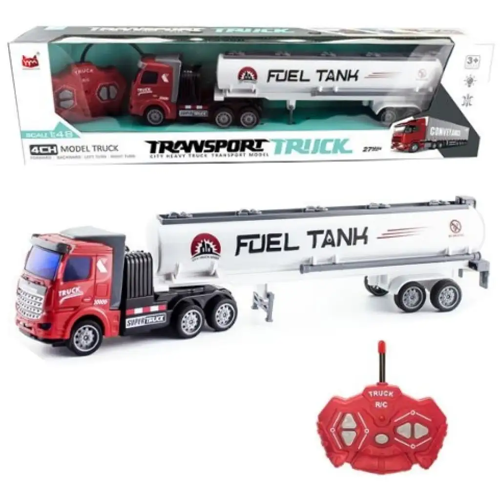 RC Cargo Truck távirányítós tartályos kamion fénnyel 1/48 27mHz kép 1