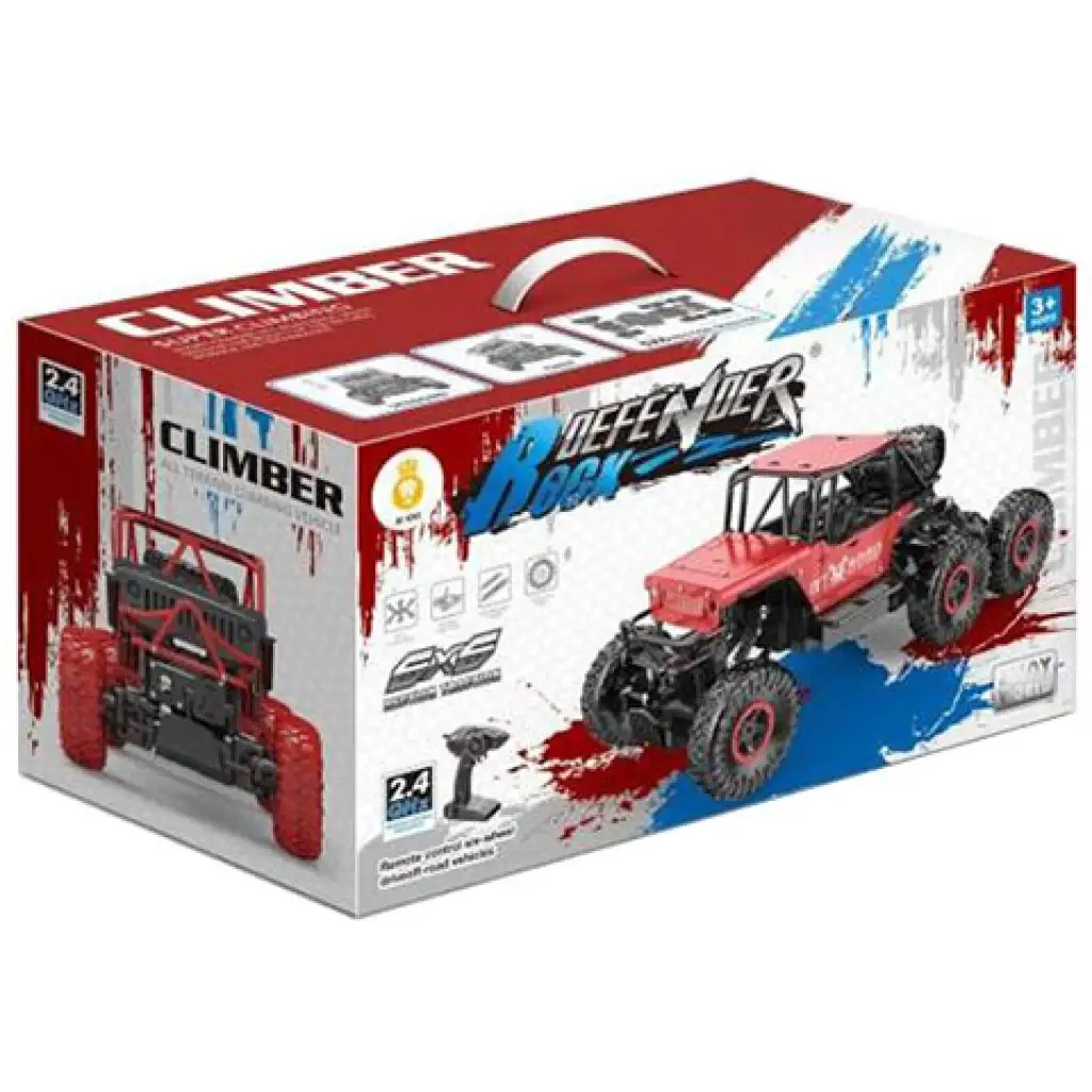 RC Defender vojenské horolezecké auto na diaľkové ovládanie 1/10