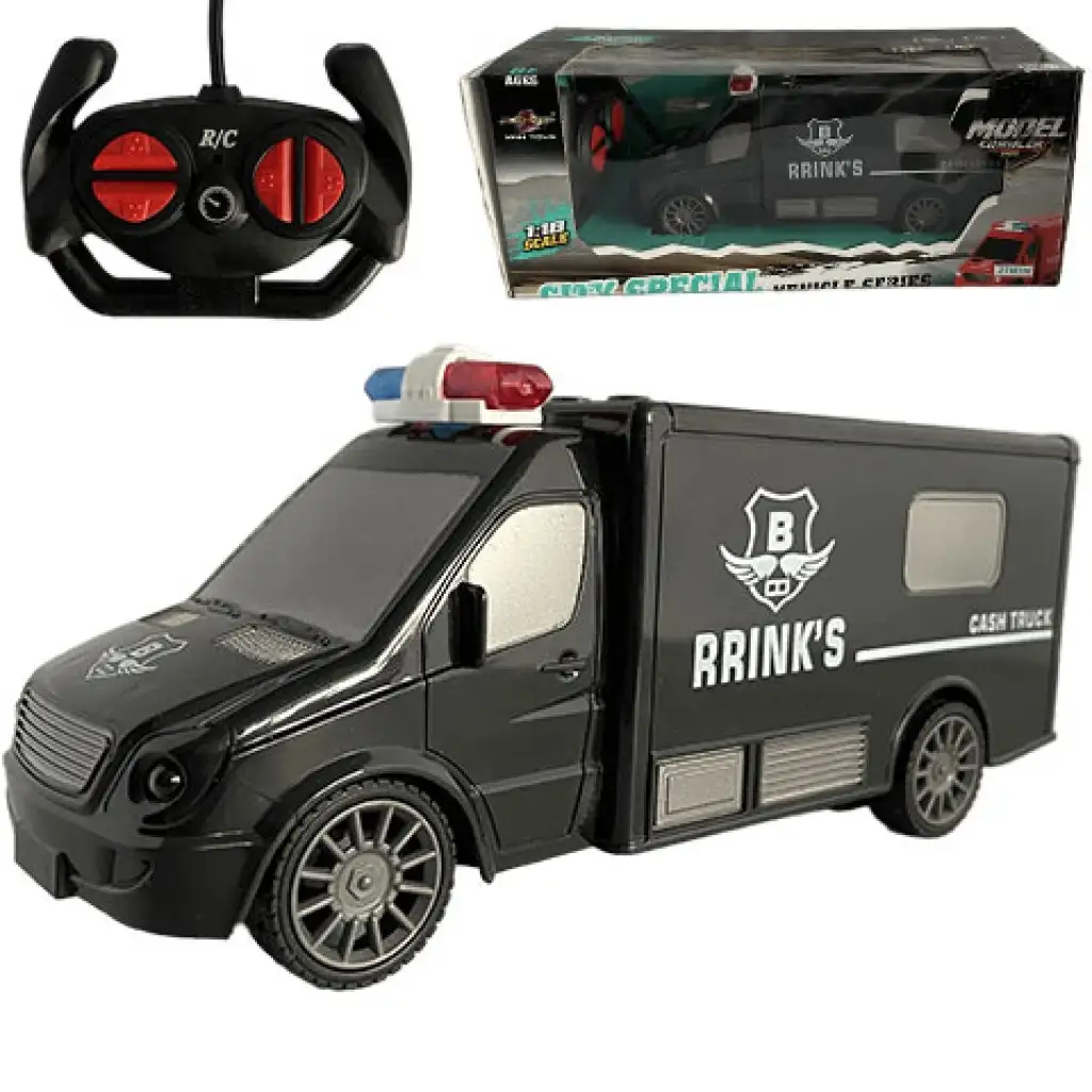 RC Mikrobus na diaľkové ovládanie so svetelnými a zvukovými efektmi 1/18  20cm