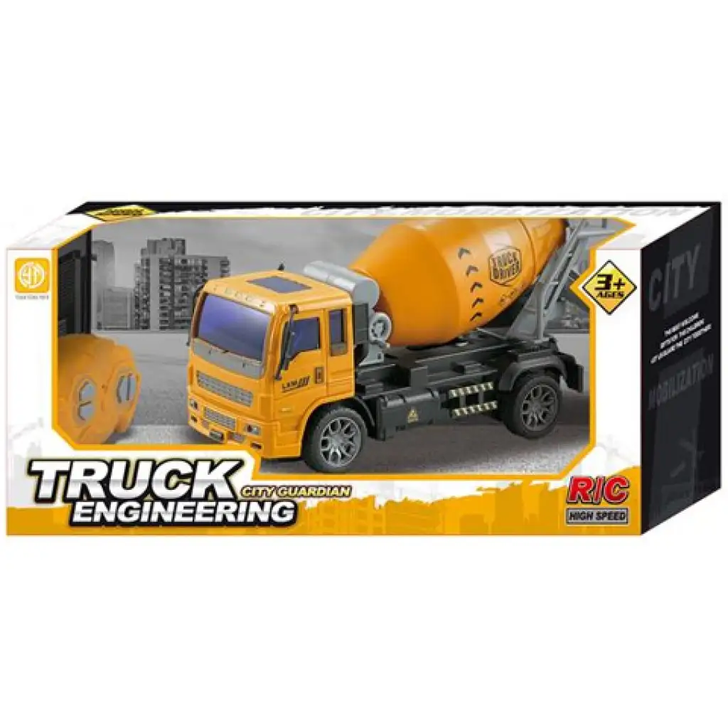 RC Távirányítós betonkeverős mixer teherautó fényekkel 1/36 kép 1