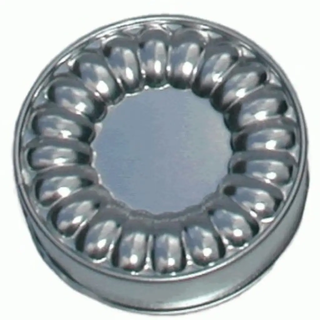 Rebrovaná kovová forma na tortu 12cm